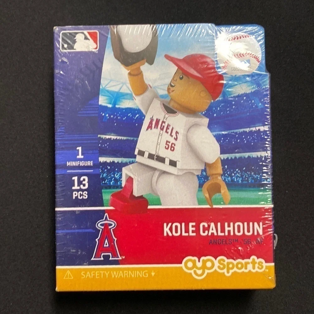 MLB baseball Angels of Anaheim player mini Lego action figure lego people by oyo